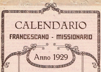 Anno 1929 – Voce Serafica d’Abruzzo